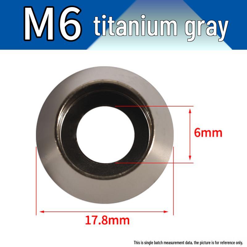 Farbiger Sechskantschrauben-Unterlegscheiben-Satz aus Aluminiumlegierung: Größen M2-M8