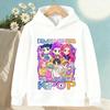 Kpop Demon Hunters Anime Fashion Cartoon Printed Casual Warm Comfortable Hooded Sweatshirt