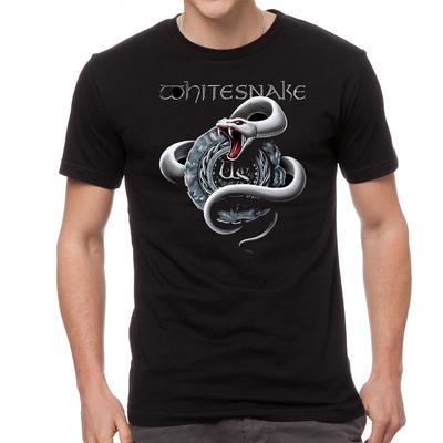 WHITESNAKE HARD ROCK Black T-shirt -684-