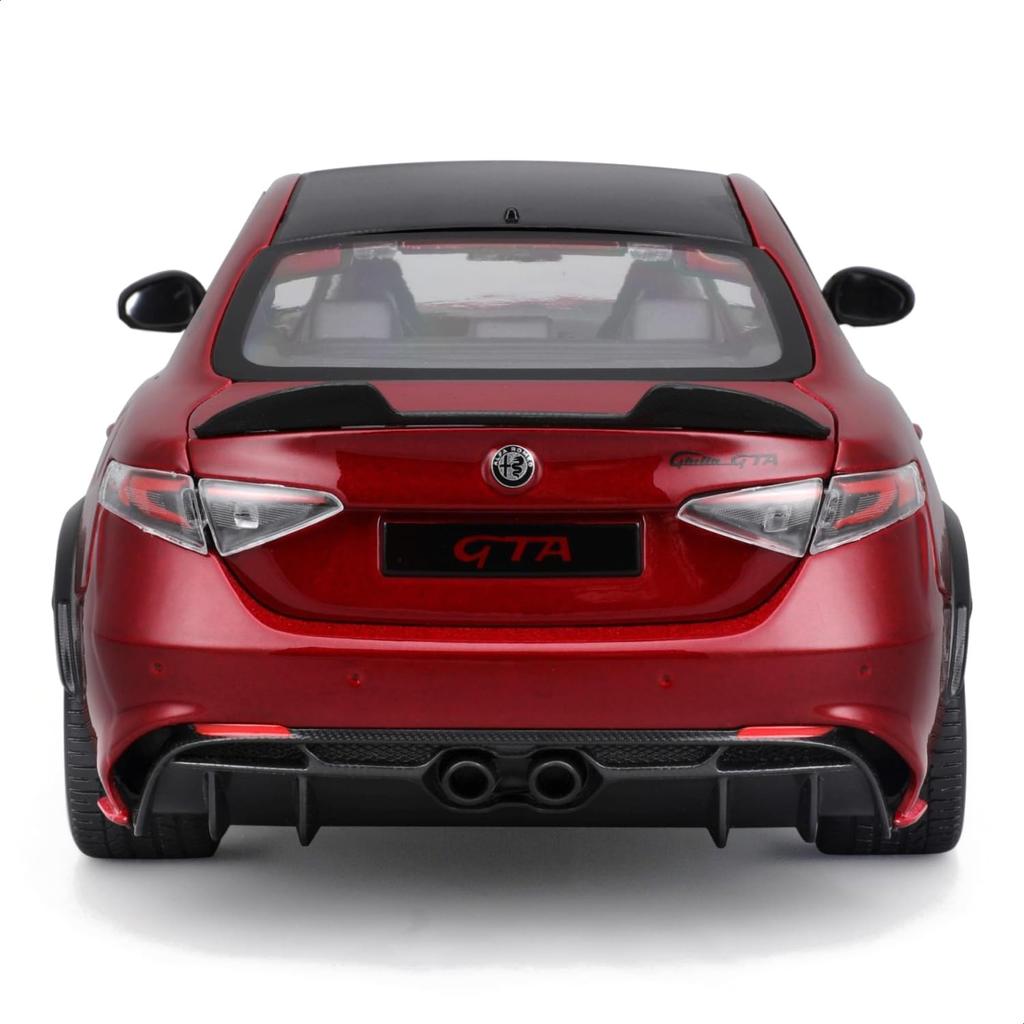 Bburago 1/18 Scale Alfa Romeo Giulia GTAm 2020 Red / Diecast Model Car, Finished Product, 18-11049 RD [Parallel Import]