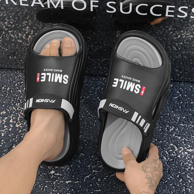 Summer Men's Large Size Sandals EVA Soft Soled Slippers Home Casual Slippers Beach Sandals