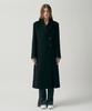 Mott Wool Single Long Coat - Black