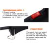 Air Gun 220V 2000W Advanced Temperatures Adjustable Electric Heat Gun Shrink Wrapping Industrial Building Hair Dryer