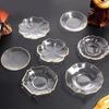 JIUMUQING Glass Teacup Coaster