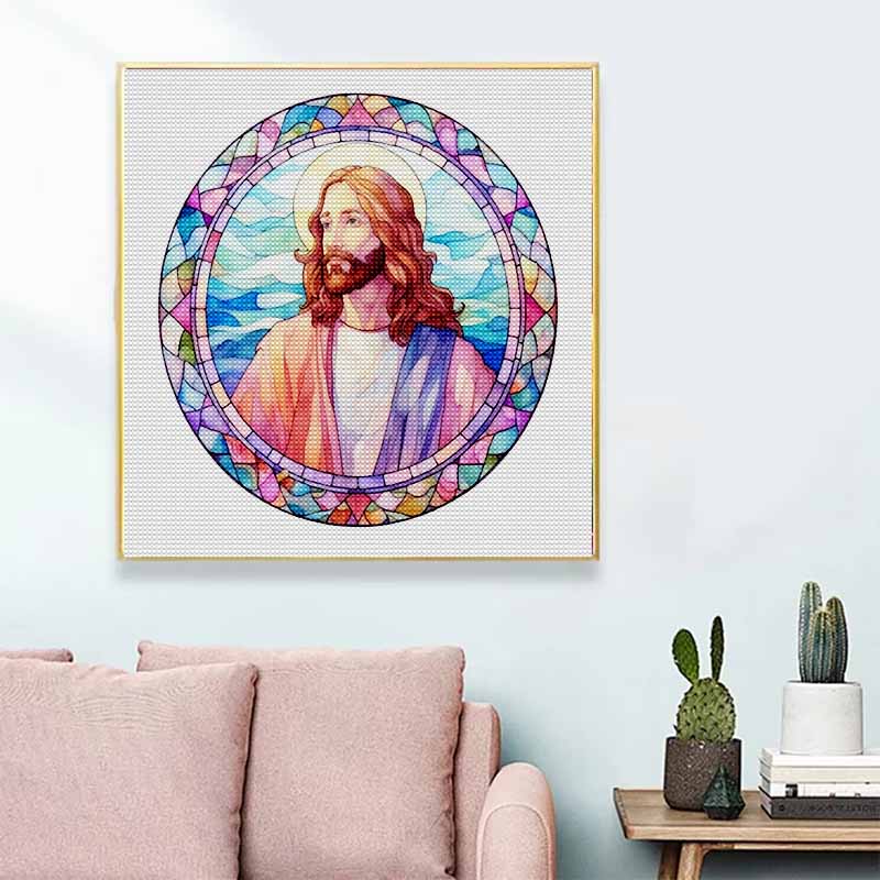 New Arrival 5D DIY Full Circle Diamond Painting "Religious Figures" Embroidery Cross Stitch Home Decor Gift