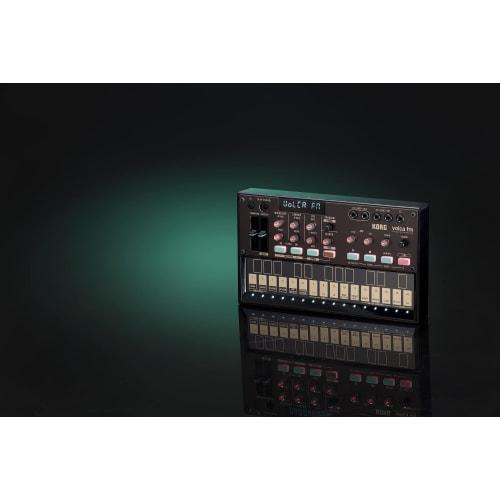 KORG Volca Fm2 FM Synthesizer, 6 Voices, Chorus, Reverb, Battery-Powered, Built-in Speaker, Headphone Compatible, Compact Size for Any Use