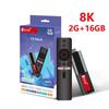 8K ATV Smart TV Stick Android 14.0 Bluetooth 5.0 WiFi 6 Allwinner H618 Quad Core Cortex A53 Network Media Player Balso nuotolinio valdymo išmaniojo TV dėžutė