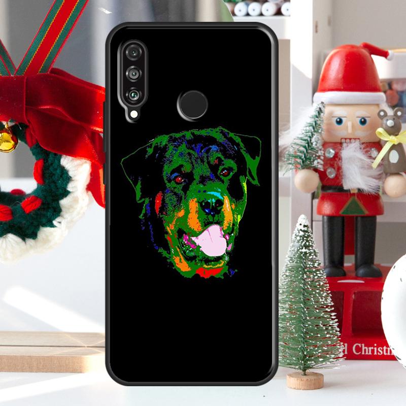 Cute Rottweiler Dog For Huawei Nova 5T 9 10 SE 7i 8i 11i 12i Y73 Y72 Y61 Y91 Y60 Y70 Y90 P20 P40 P30 Lite Case