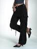 MLK Pocket Cargo String Pants (Black)