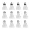 Badminton Shuttle 12 Pieces Nylon Badminton Shuttle for Practice Lightweight Long Lasting Durable Stable Practice Leisure Plastic Shuttle for Outdoor