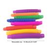 Decompression Toy Pipe 8-Pack Fidget Tube Hand Stretching & Twisting Auditory Sensory Therapy Toy for Autism Children
