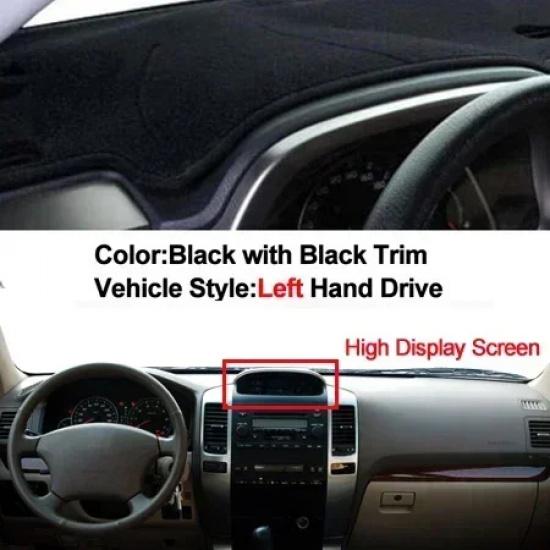 Car Dashboard Cover Non slip pad For Toyota Land Cruiser Prado J120 2003 - 2008 2009 LHD Dash Mat Sun Shade Pad Anti-UV Cushion