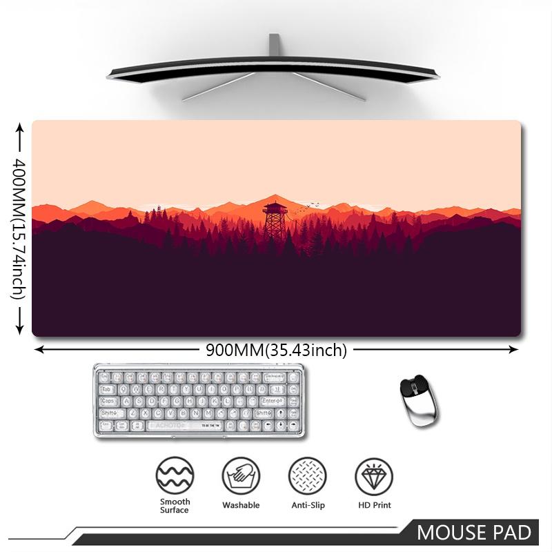 Original Large Mousepad Deep Forest Firewatch Mouse Pad Gaming Keyboard Mouse Mat Speed Waterproof Notebook Office Carpet Mats