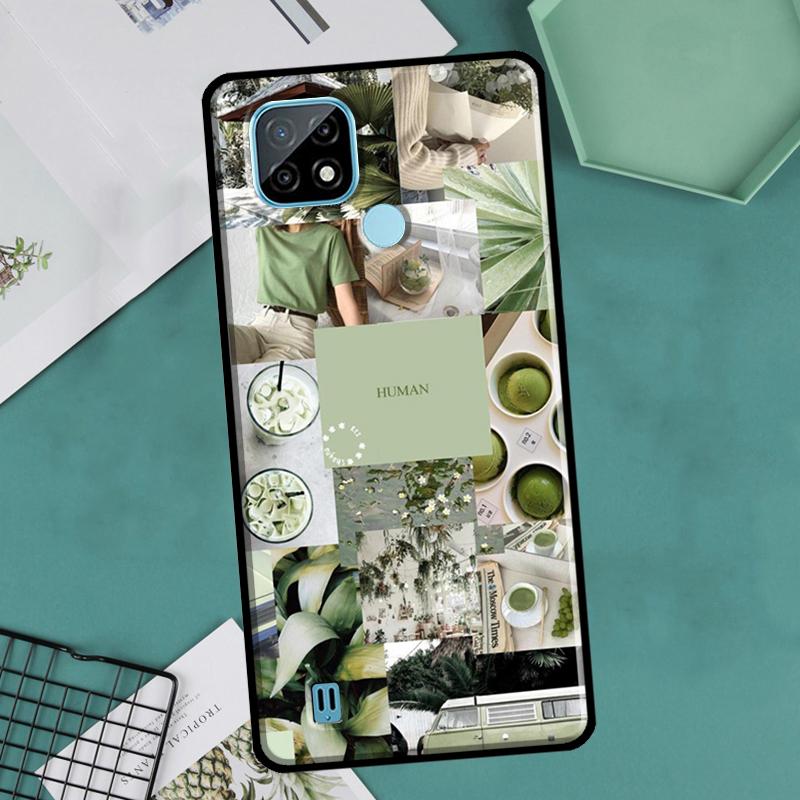 

Матча шалфей зеленый Love Heart для OnePlus 10 Pro 9 Pro 8T 9R Nord2 чехол для Realme 9 8 Pro 8i 9i C35 GT Neo 2 3 Master Realme 7 4G