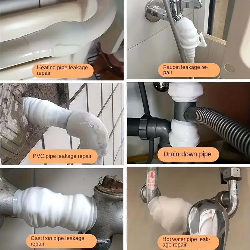 Taśma Silikonowa Samowulkanizująca - Natychmiastowa Naprawa Przecieków do Kuchni i Hydrauliki, Wodoodporny Uszczelniacz