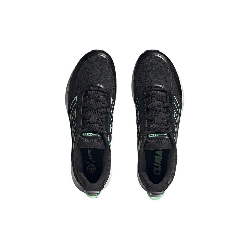Adidas Climacool Venttack Comfortable Fabric Synthetic Leather Durable Low-Top Running Shoes Unisex Sneakers Black Green IE7742