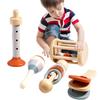 Musical Toys Baby Handheld Bell Wooden Gripping Kids Rattle Toys  Birthday Gifts