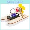 Science Experiment Diy Air Cushion Boat Model With Wind Power Technology For Children Educational Play