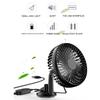 USB Car Fan Suction Cup Car for Seat Back Single for Head Car Fan 5V Universal Large Wind Three Speed Control USB Car Fa