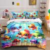 Whimsical Underwater Fish Fantasy Bedding Sets Duvet Covers Pillowcases(1* Duvet Cover 2* Pillowcases Without Duvet Insert)