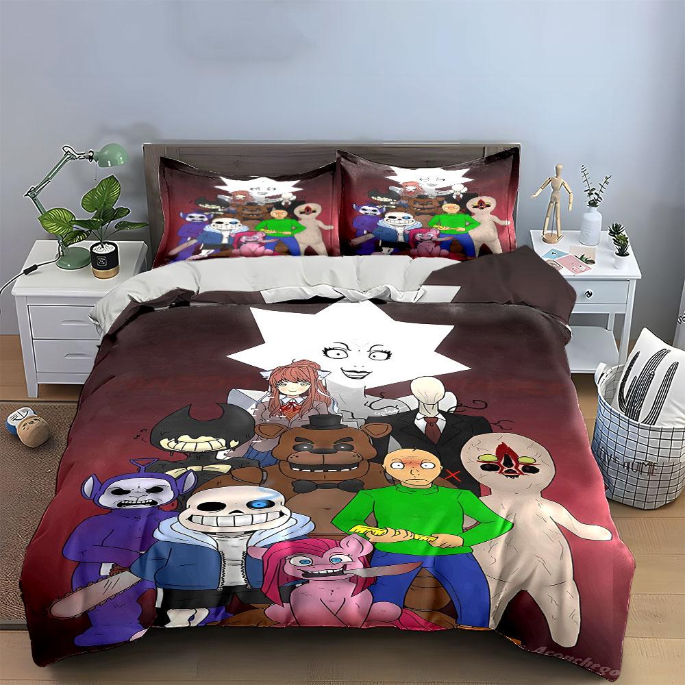 Characters from horror games. Bedding sets Duvet cover sets Duvet covers Pillowcases(1* Duvet Cover 2* Pillowcases without duvet insert)