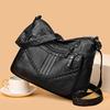 Nieuwe Mama Tas, Honderd Dames Schoudertas in Buitenlandse Stijl, Meerlaagse Grote Capaciteit Dames Tassen Crossbody Tas voor Middelbare Leeftijd en Ouderen