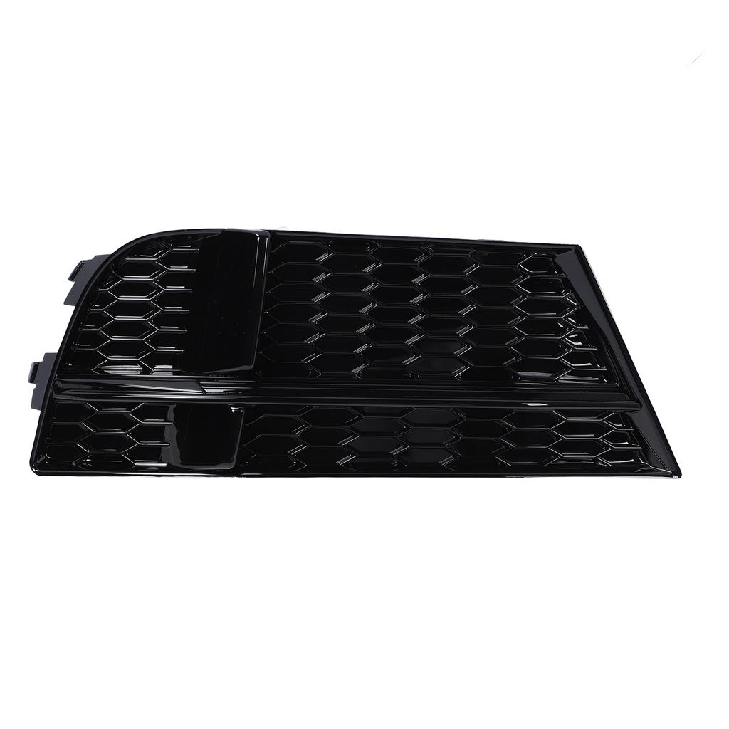 Front Bumper Fog Light Grille Glossy Black Side Bumper Fog Lamp Cooling Air Grill for A3 8v Sedan