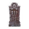Halloweenský pěnový náhrobek na hřbitov, Halloweenský náhrobek venkovní dekorace pro hrobovou výzdobu s 12 kovovými kolíky pro hřbitovní dvůr, party dekorace