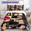 3pcs Duvet Cover Set (1*Duvet Cover + 2*Pillowcase, Without Core), Billie Eilish Print Soft All‑Season Bedding Set, Home Bedroom Decor Gift