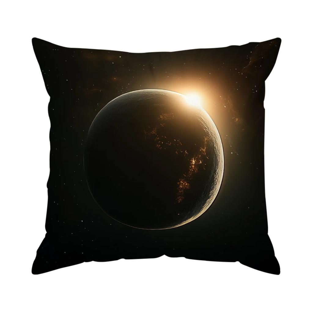 Space Planet Cushions Pillowcase Polyester Cushion Cover Throw Pillow Pillowcover Home Car Sofa Decor