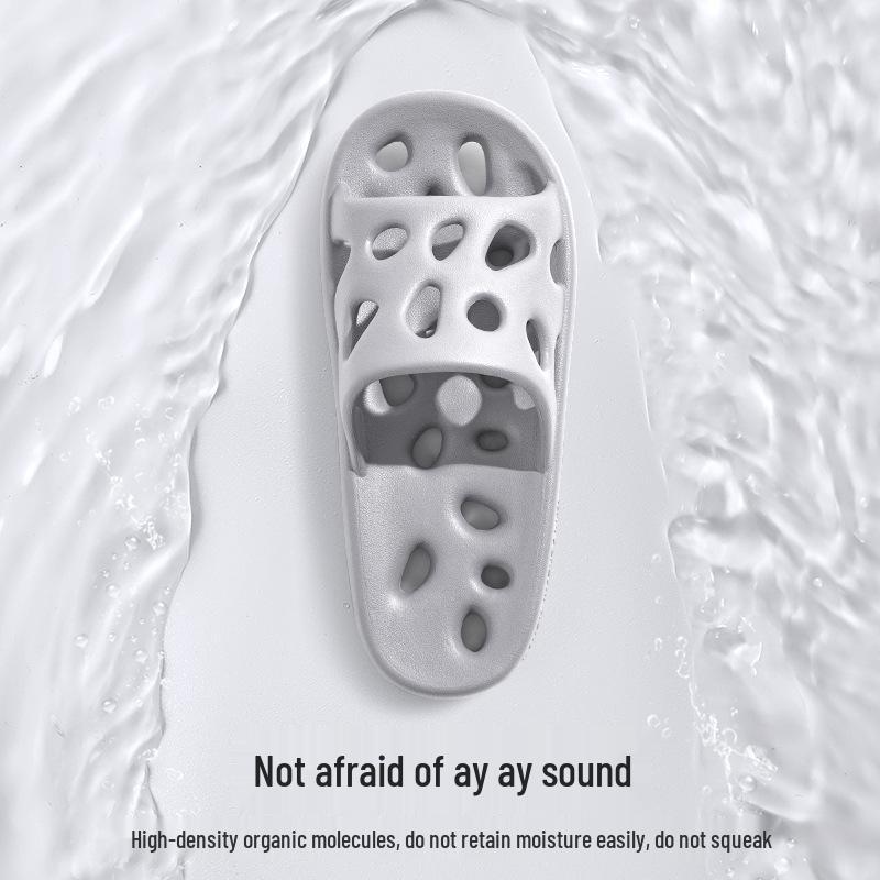 Men's and Women's Quick-Dry Non-Slip Shower Sandals - Summer Water-Permeable Indoor Slippers