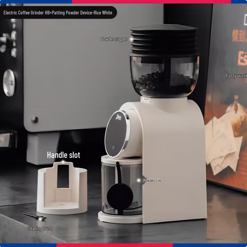 Adjustable Coarseness Italian Pour Over Commercial Coffee Grinder - Minimalist Style