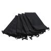 10pcs Black Microfiber Sunglasses Glasses & Phone Storage Accessories