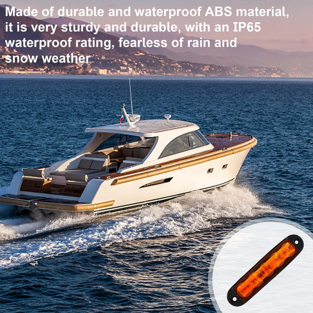 Trailer Side Marker Light Waterproof LED Side Marker Lights Waterproof LED Truck Side Marker Lights Clearance Indicator Lamp