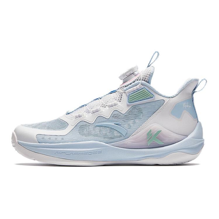(GS) ANTA Klay Thompson Basketball Shoes  White Blue  Kids  A312421107-2 EU 39