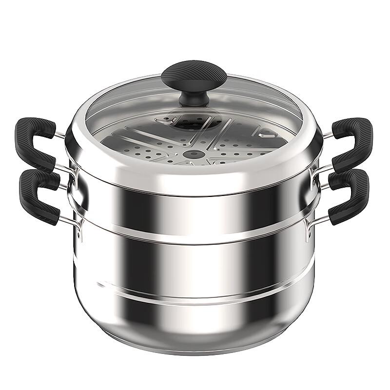 ASD Zheng Qiao 2-Layer 304 Stainless Steel Steamer Pot