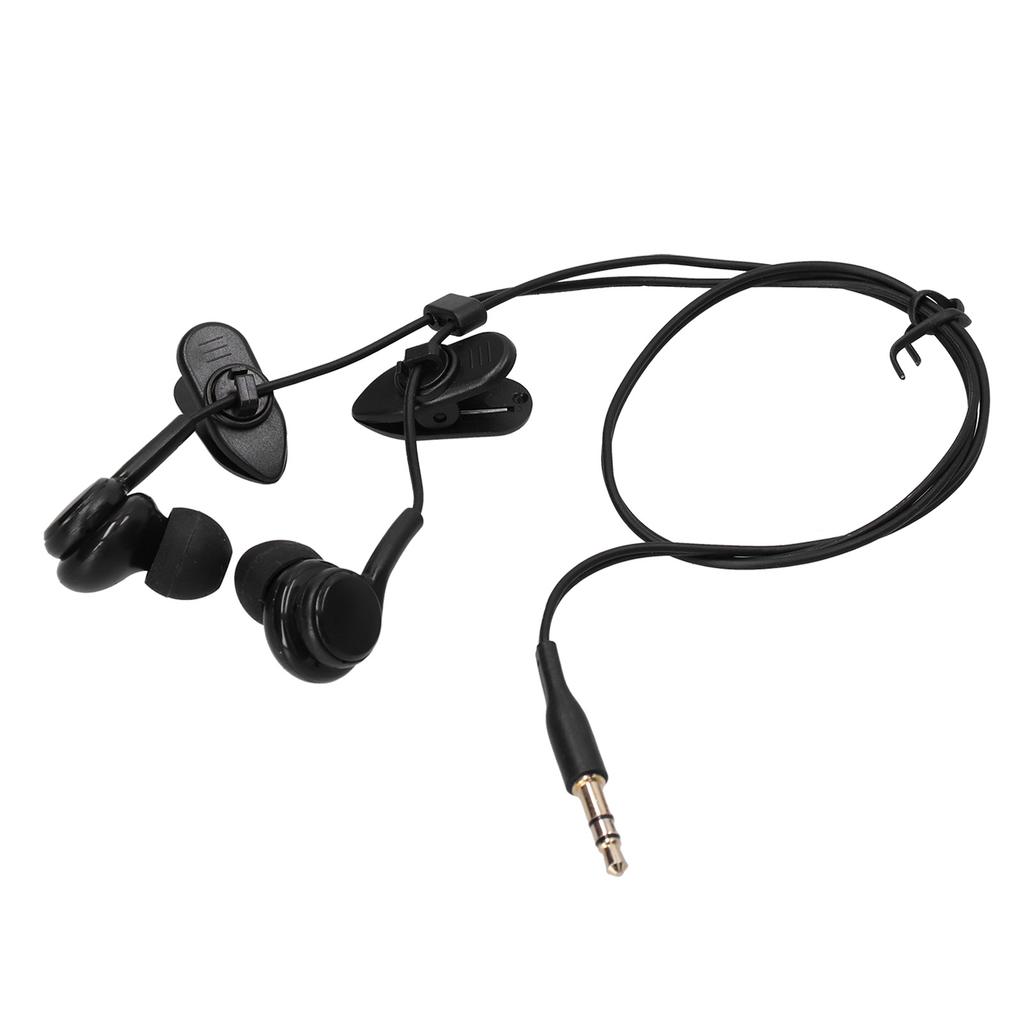 Waterproof Short Cord Headphones Clear Sound Quality No Knots Swimming Earphones for Surfing Running