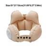 Ergonomic Inflatable Neck Pillow Foldable U Shaped Pillow Portable Headrest  Camping