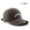 Hat Washed Alphabet Embroidered Cap Outdoor Travel Sunscreen Shade Baseball Cap