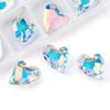 Best Quality 17mm 6261 Devoted 2 U Heart Pendant Crystal Heart Beads for Earring Necklace DIY Jewelry Accessories 12pcs/lot