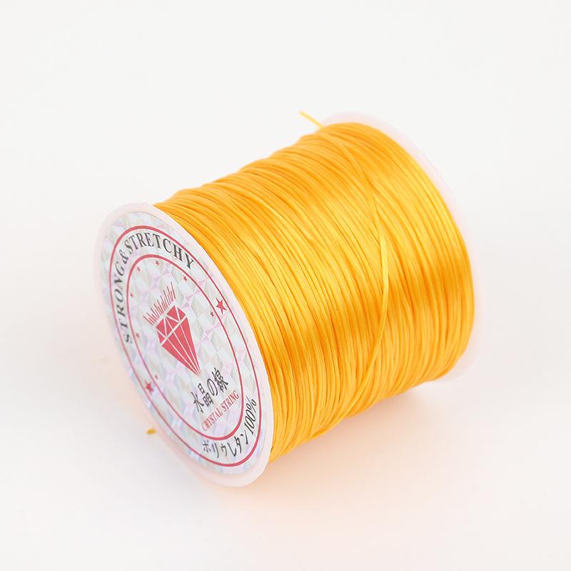 50M Pružná Elastická Korálková Nit Šňůra Struna pro DIY Výrobu Náramků a Šperků