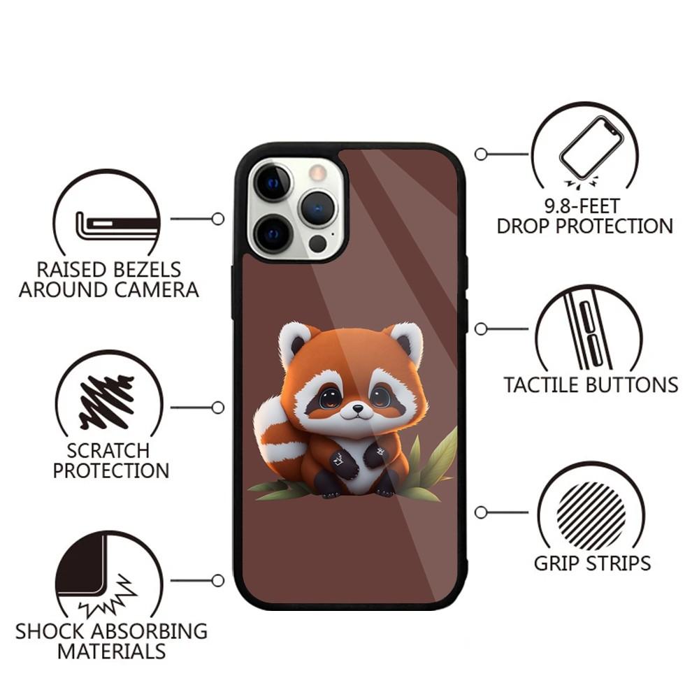Animal Red Panda Cute Phone Case For iPhone 16,15,14,13,12,11,Plus,Pro,Max,Mini Magsafe Magnetic Wireless Charging