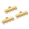 20pcs Stainless Steel Gold Multi Strand Layer Necklace Bracelet Clasps Bails Chains Connectors DIY Jewelry Findings Supplies