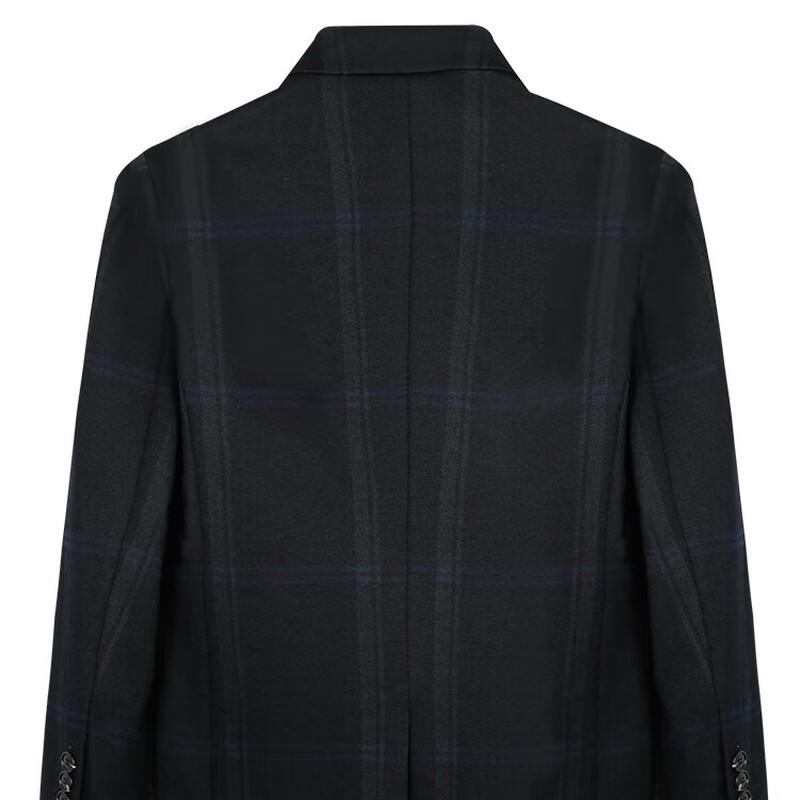 TRiES Men's Classic Wool Blend Overcoat