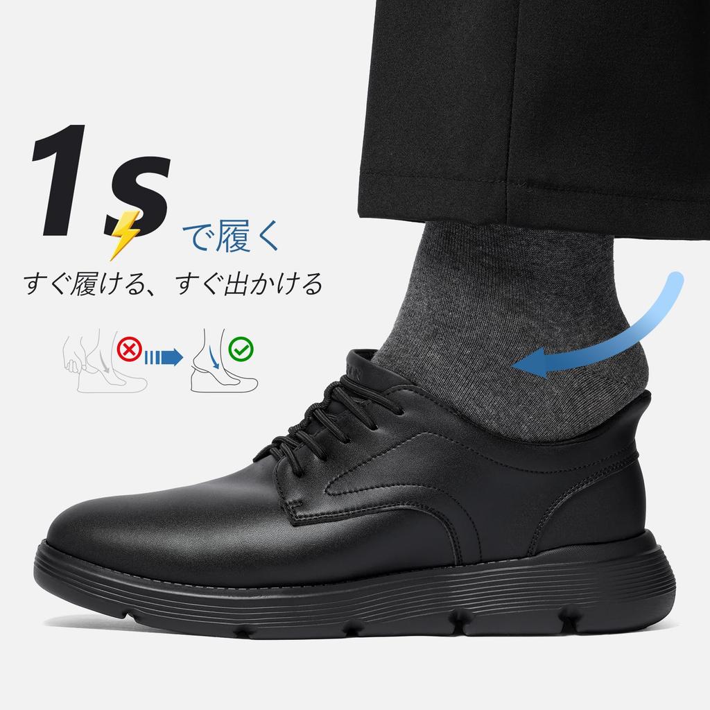 [SLIPZEN] Slip-on Leather Shoes for Men - Walking Shoes, Business Shoes, Casual Shoes, Sneakers - Lightweight
