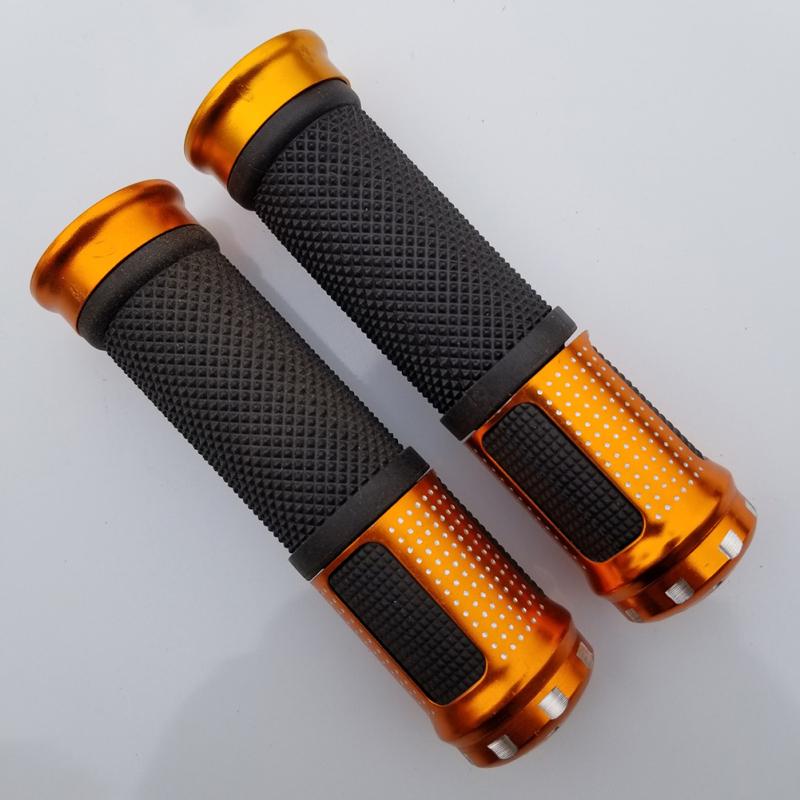 1 Pair Aluminum Alloy Bicycle Grip Cover Mountain Bike Non-slip Wear-resistant Bicycle Accessories
