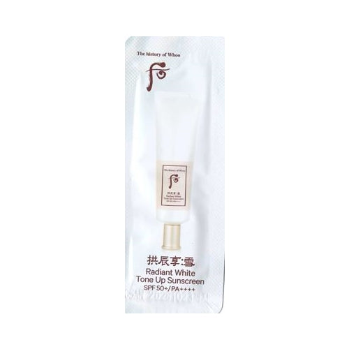 

The Whoo Seol Radiant White Tone Up Sunscreen 1mlx120ea sample