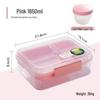 Microwaveable Double-Layer Compartmented Bento Lunch Box