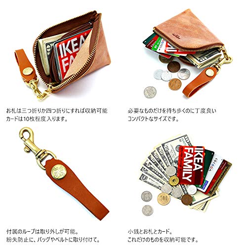 AGILITY Affa "Arjan" Leather Wallet, Coin Case, Card Case, Cowhide Leather, Made In Japan, Unisex, Men's, Women's