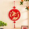 1PC Decorations Ceremony Tassel Hang Blessing Red Spring Festival New Year Traditional Festive Atmosphere Brightly Colored